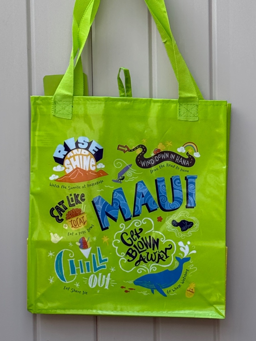 💥 Foodland Hawaii Maui Exclusive Heavy Duty Recycled Plastic Reusable Shopping